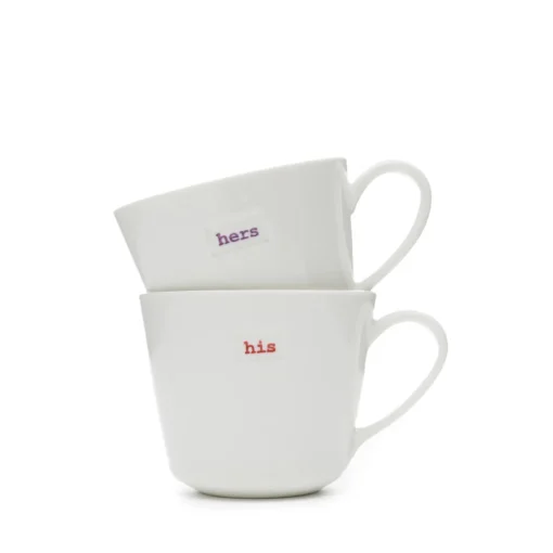 Keith Brymer Jones Keith Brymer Jones | Mugs & Cups^- Espresso Cup Pair - his & hers - 100ml