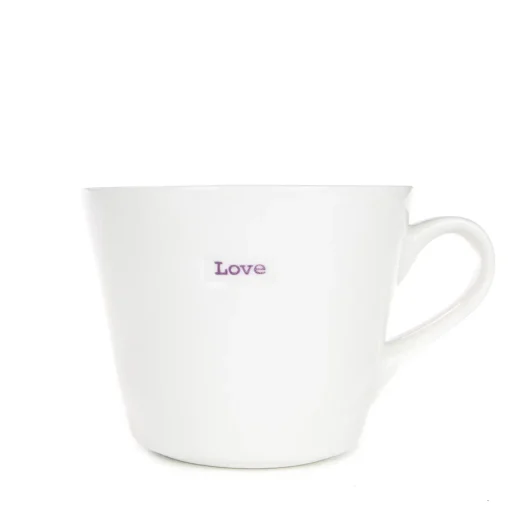 Keith Brymer Jones Keith Brymer Jones | Mugs & Cups^- Medium Mug - Love (lilac) - 350ml
