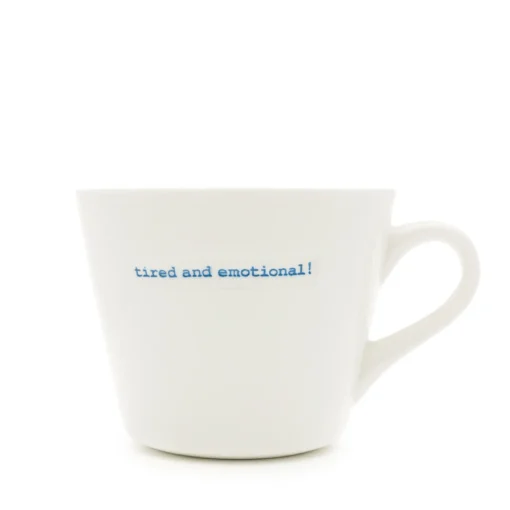 Keith Brymer Jones Keith Brymer Jones | Mugs & Cups^- Medium Mug - tired and emotional! - 350ml