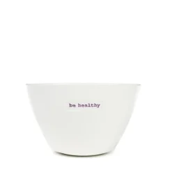 Keith Brymer Jones Keith Brymer Jones | Plates & Bowls^- Medium Bowl - be healthy - 500ml