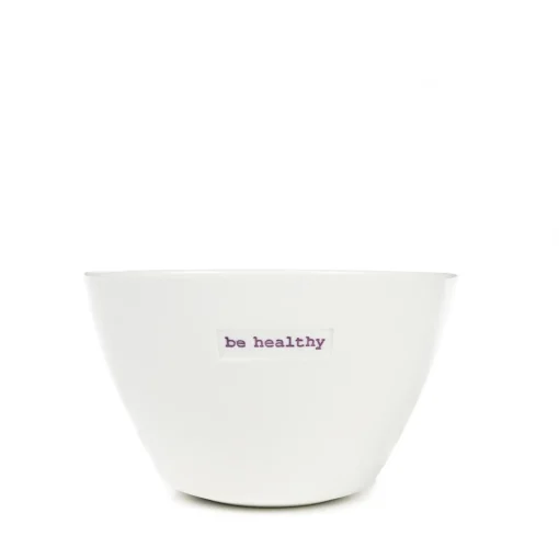 Keith Brymer Jones Keith Brymer Jones | Plates & Bowls^- Medium Bowl - be healthy - 500ml