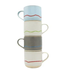 Keith Brymer Jones Keith Brymer Jones | Mugs & Cups^- Stoneware Mug - Pebble & Green - 350ml