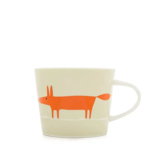 Keith Brymer Jones Scion Living | Mugs & Cups^Scion Living - Animal Mug - Mr Fox - Neutral & Orange - 250ml
