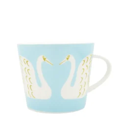 Keith Brymer Jones Scion Living | Mugs & Cups^Scion Living - Animal Mug - Swim Swam Swan - Sky - 350ml
