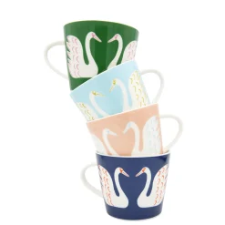 Keith Brymer Jones Scion Living | Mugs & Cups^Scion Living - Animal Mug - Swim Swam Swan - Denim - 350ml