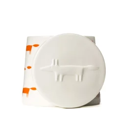 Keith Brymer Jones Scion Living | Kitchen Accessories^Scion Living - Storage Jar - Mr Fox - Ceramic & Orange - 700ml